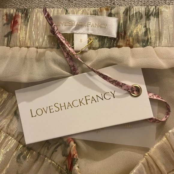 NWT Risha Mini Skirt, Golden Fog - S - Picture 8 of 8